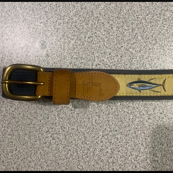 SOLD!!!  GUY HARVEY | VINTAGE | TUNA TRIO | BELT - Picture 5 of 7